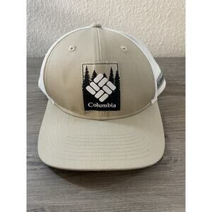 Columbia Hat Snapback Baseball Cap Olive White Gray Black 3D Mountain Logo